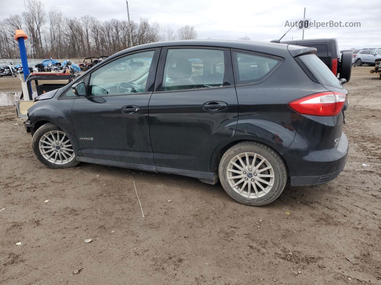 2014 Ford C-max Se Black vin: 1FADP5AU9EL519362