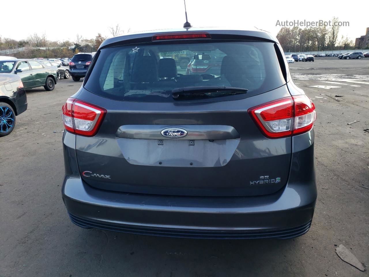 2017 Ford C-max Se Gray vin: 1FADP5AU9HL111674