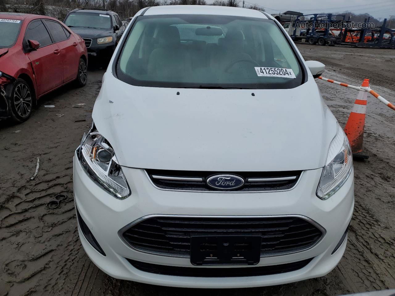 2017 Ford C-max Se White vin: 1FADP5AU9HL117703