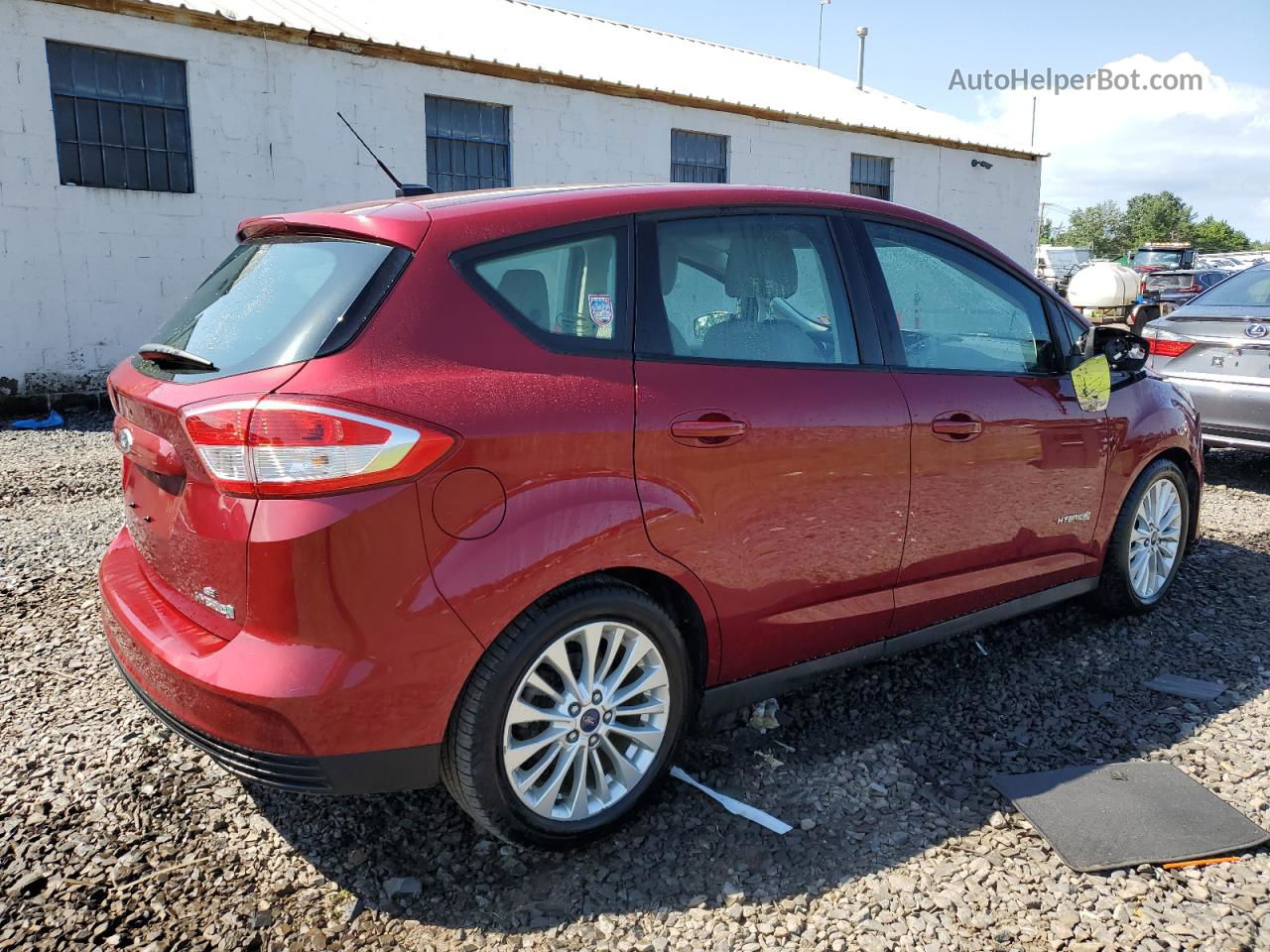 2017 Ford C-max Se Red vin: 1FADP5AU9HL118396