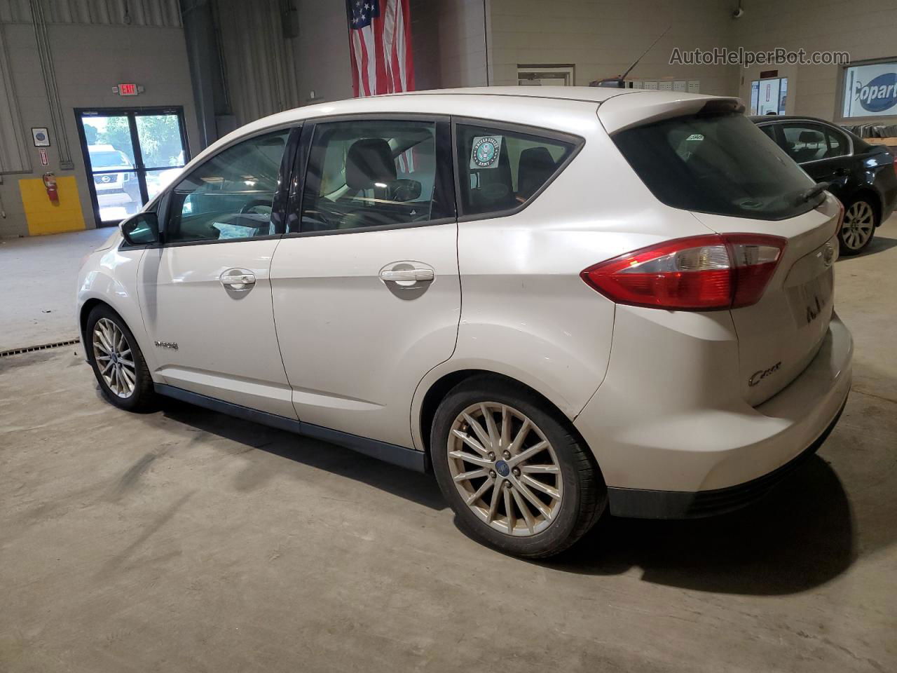 2013 Ford C-max Se White vin: 1FADP5AUXDL508689