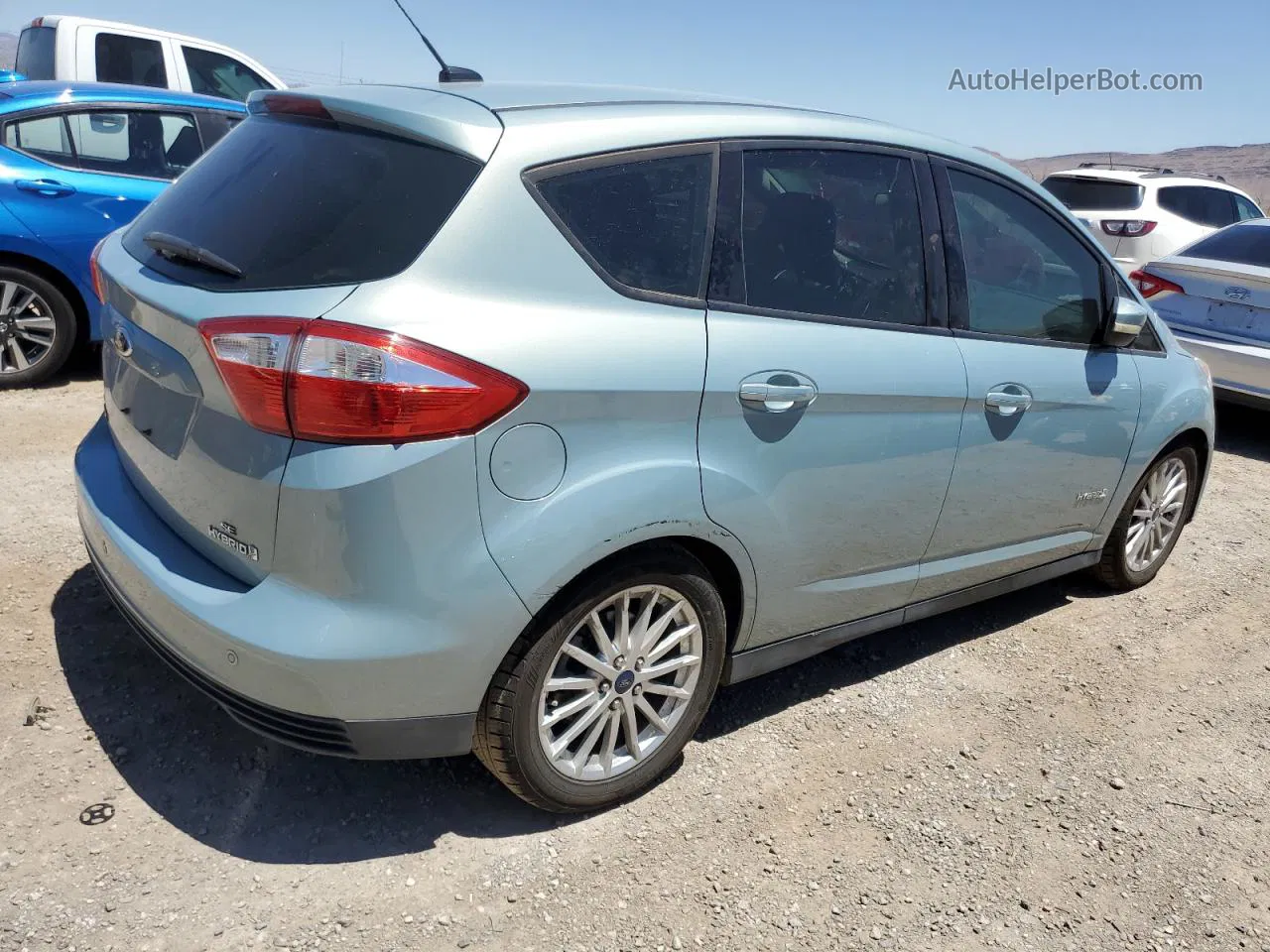 2013 Ford C-max Se Blue vin: 1FADP5AUXDL511981