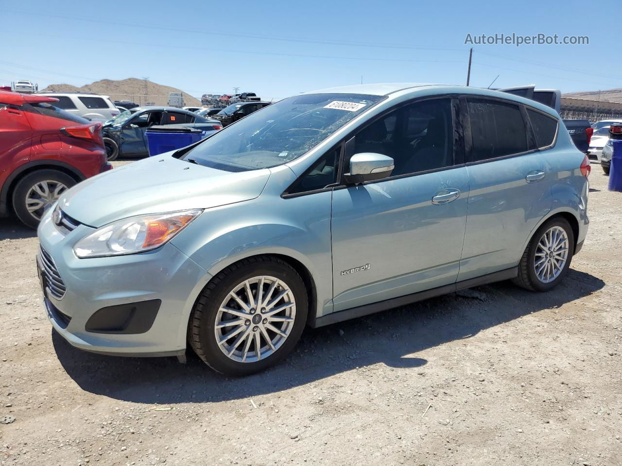 2013 Ford C-max Se Blue vin: 1FADP5AUXDL511981