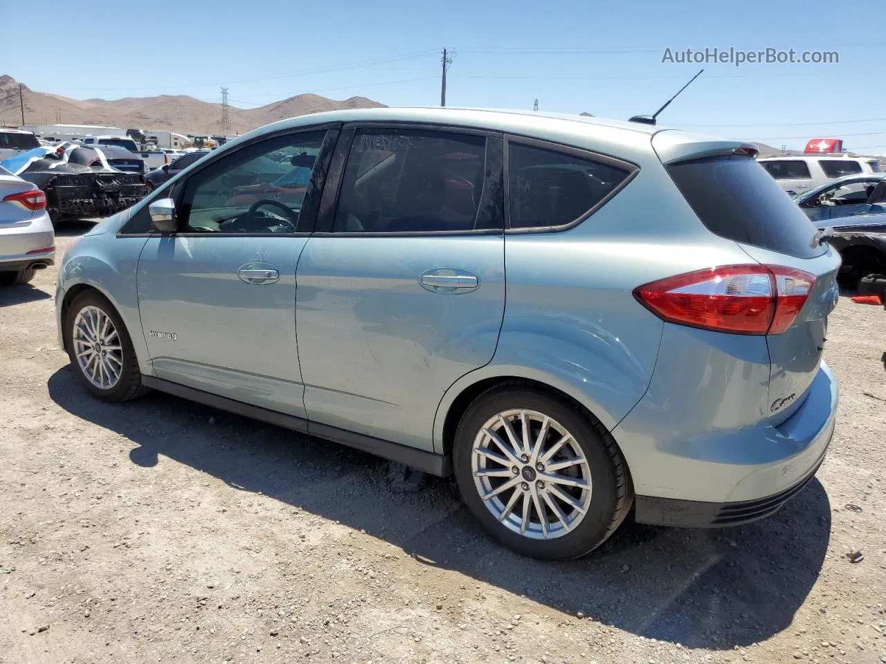 2013 Ford C-max Se Blue vin: 1FADP5AUXDL511981