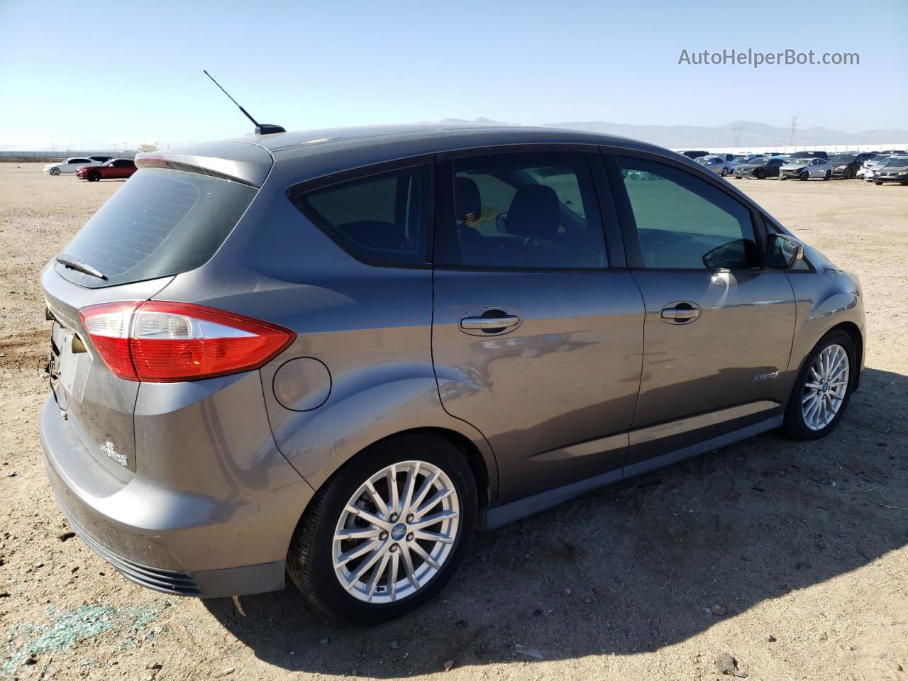 2013 Ford C-max Se Gray vin: 1FADP5AUXDL512970