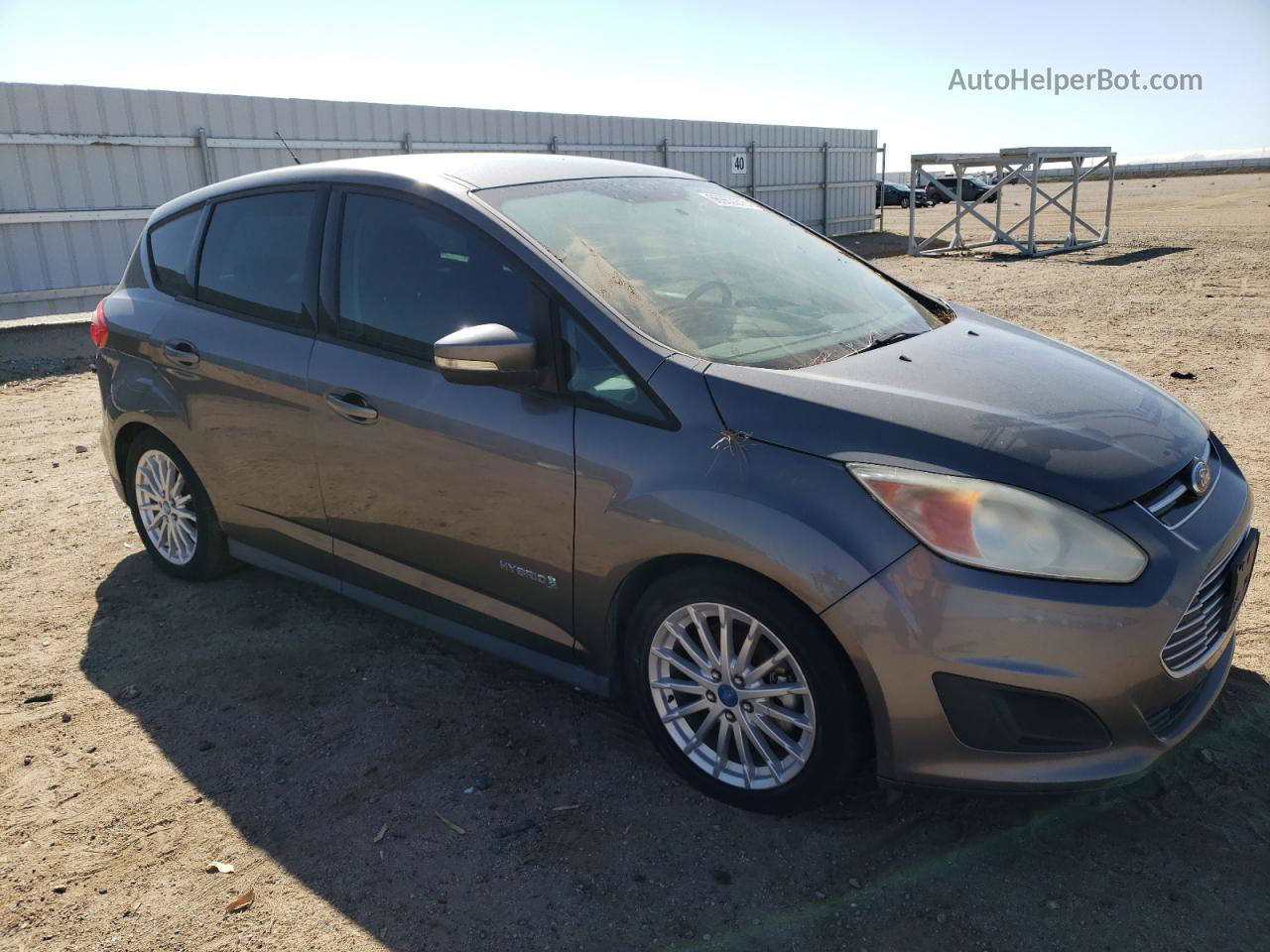 2013 Ford C-max Se Gray vin: 1FADP5AUXDL512970