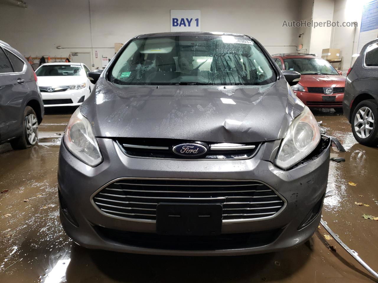 2013 Ford C-max Se Gray vin: 1FADP5AUXDL518249