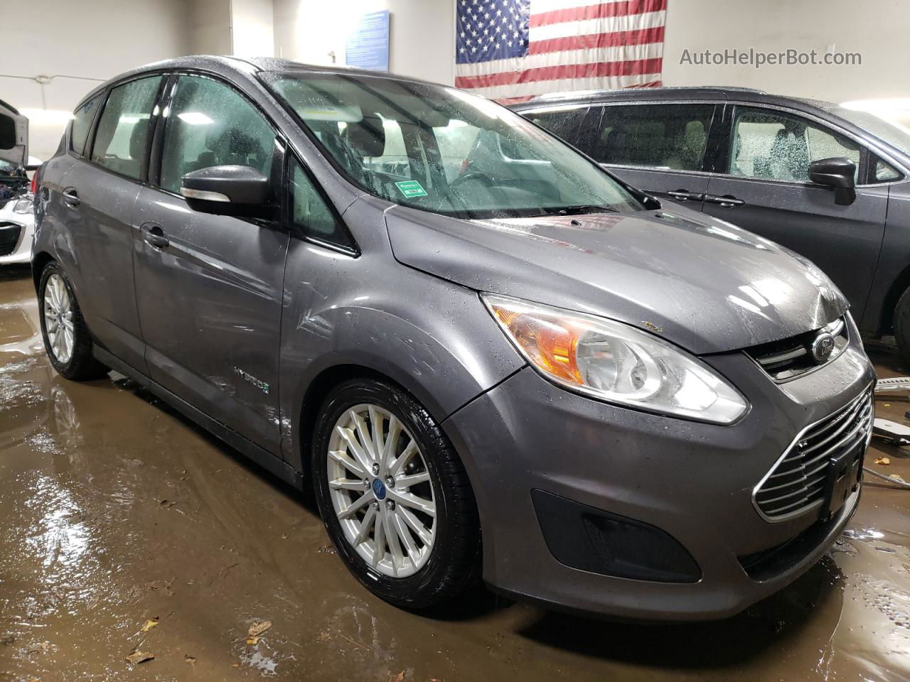 2013 Ford C-max Se Серый vin: 1FADP5AUXDL518249