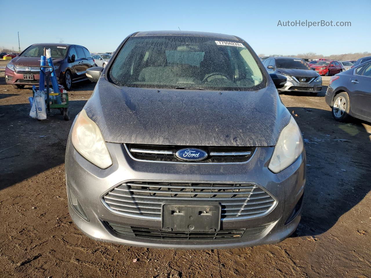 2013 Ford C-max Se Silver vin: 1FADP5AUXDL519806