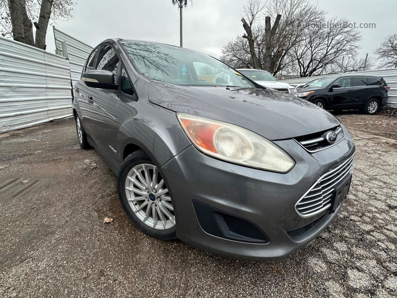 2014 Ford C-max Se Gray vin: 1FADP5AUXEL504773