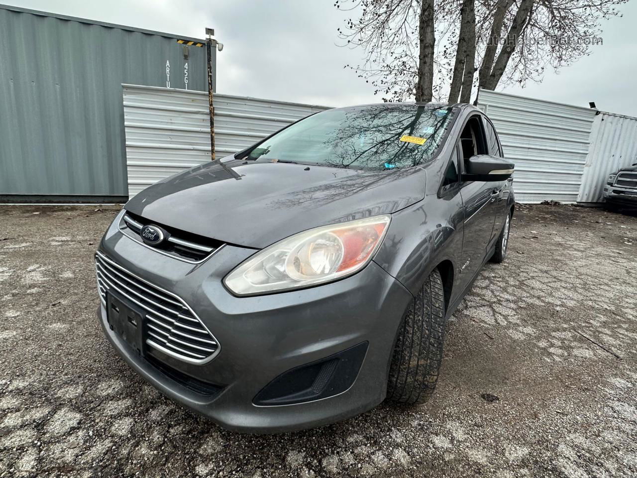 2014 Ford C-max Se Gray vin: 1FADP5AUXEL504773