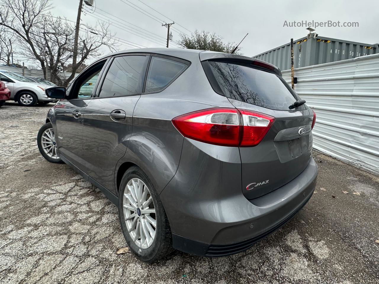 2014 Ford C-max Se Gray vin: 1FADP5AUXEL504773