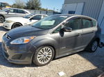 2017 Ford C-max Se Gray vin: 1FADP5AUXHL100716