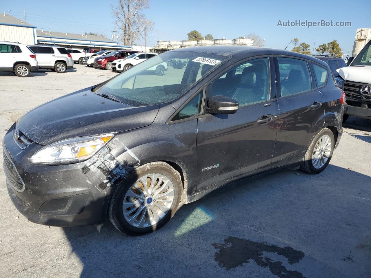 2017 Ford C-max Se Black vin: 1FADP5AUXHL110839