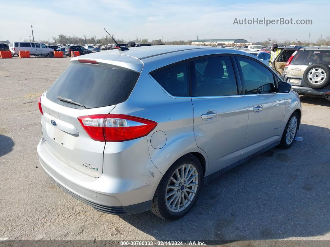 2013 Ford C-max Hybrid Sel Silver vin: 1FADP5BU0DL507226