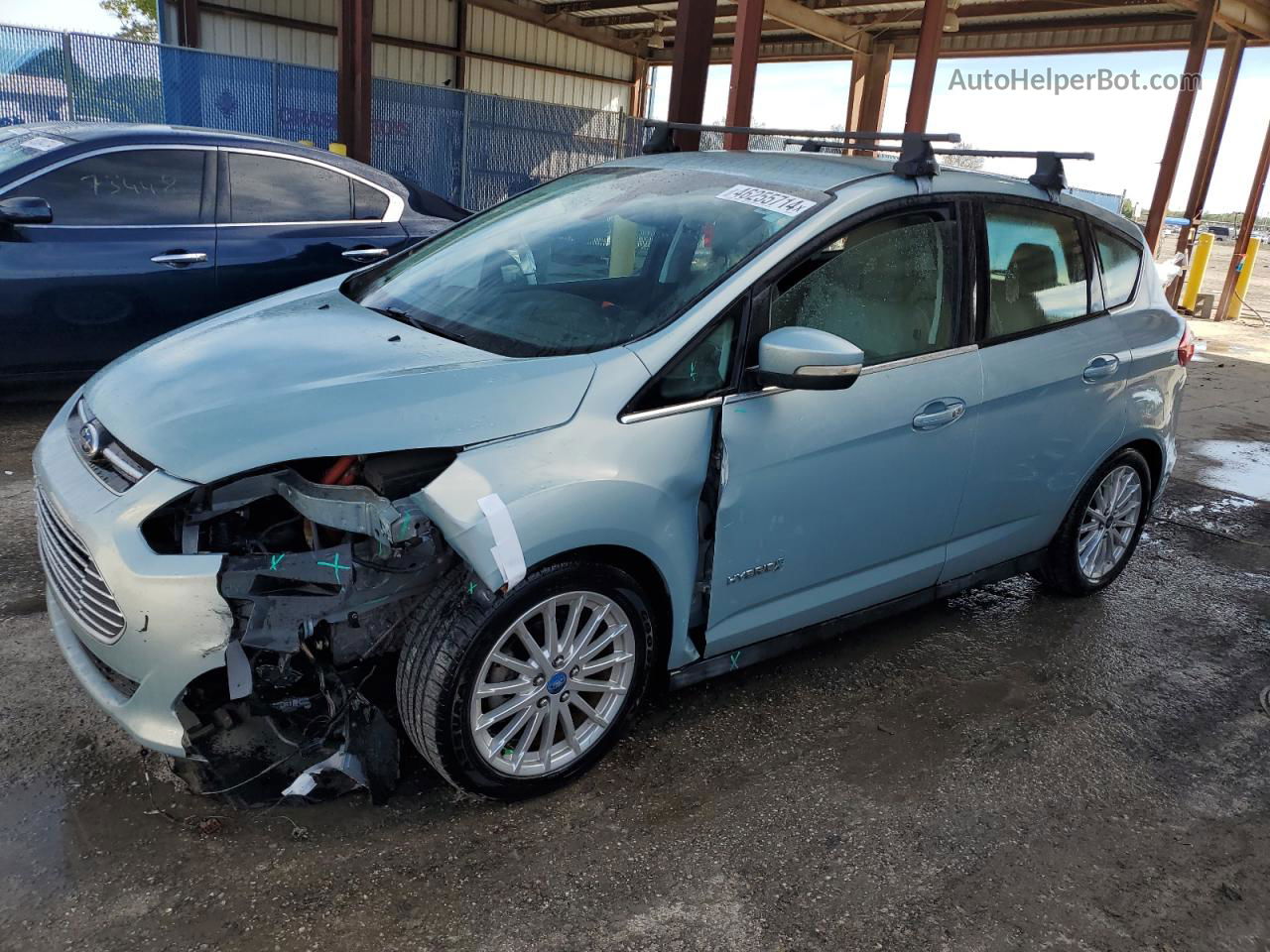 2013 Ford C-max Sel Silver vin: 1FADP5BU0DL522177