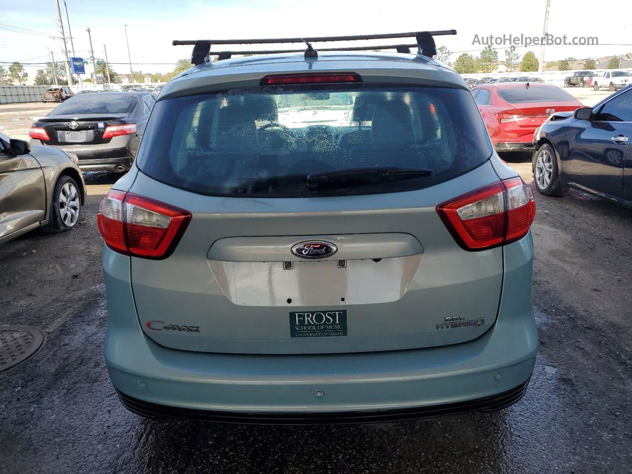 2013 Ford C-max Sel Silver vin: 1FADP5BU0DL522177