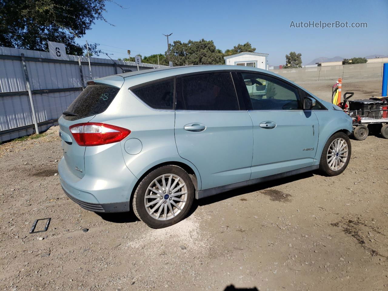 2013 Ford C-max Sel Turquoise vin: 1FADP5BU0DL522745