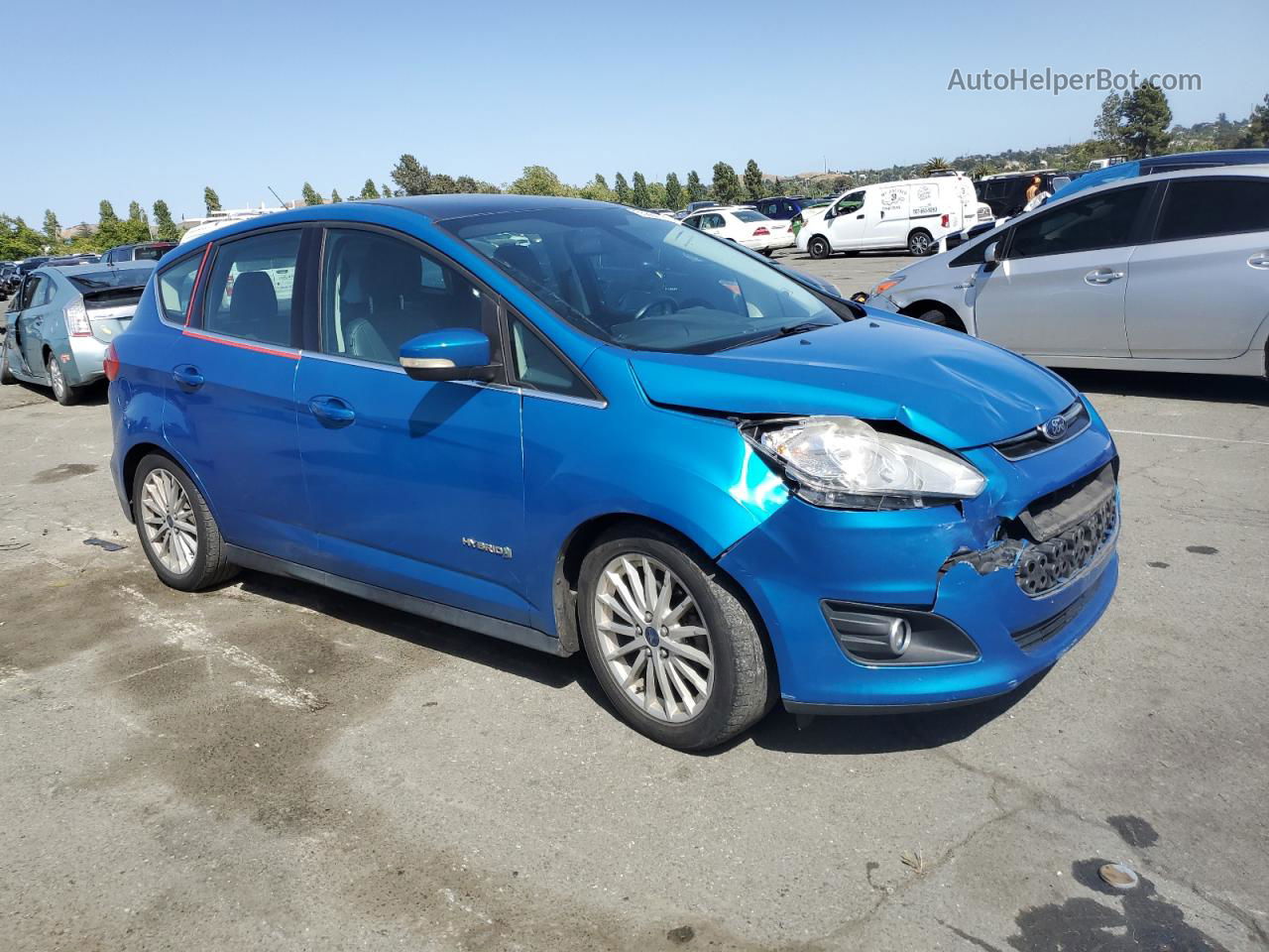 2013 Ford C-max Sel Blue vin: 1FADP5BU0DL528836