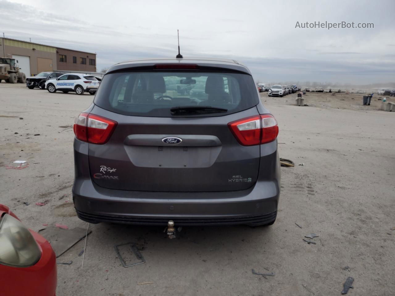 2013 Ford C-max Sel Gray vin: 1FADP5BU0DL529601