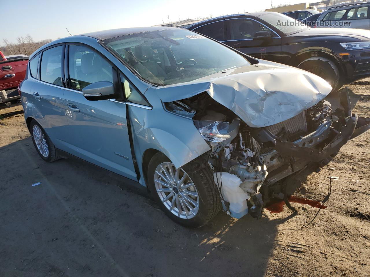 2014 Ford C-max Sel Blue vin: 1FADP5BU0EL503114