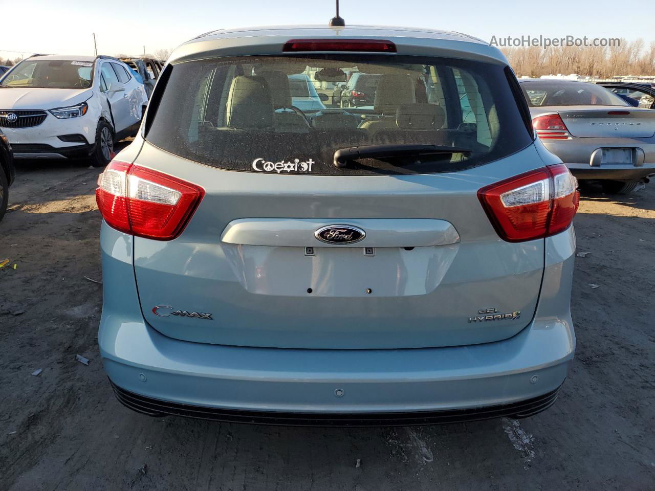 2014 Ford C-max Sel Blue vin: 1FADP5BU0EL503114