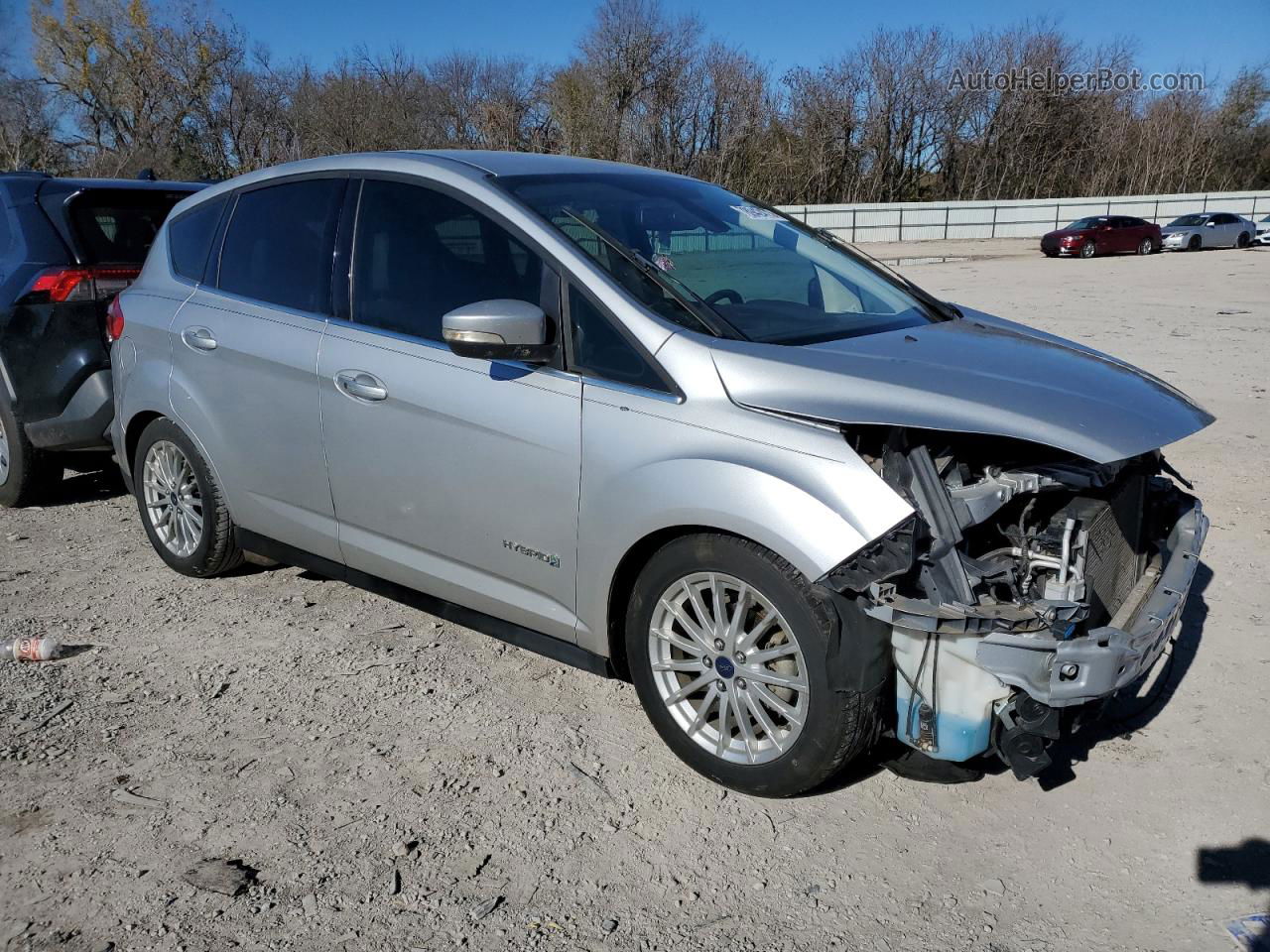 2014 Ford C-max Sel Silver vin: 1FADP5BU0EL507793