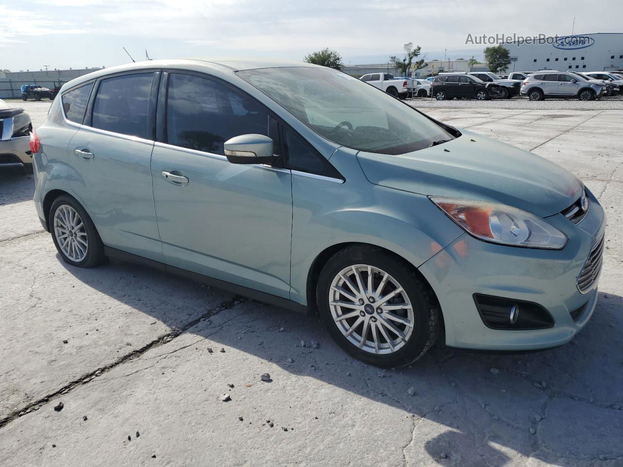 2014 Ford C-max Sel Бирюзовый vin: 1FADP5BU0EL508751