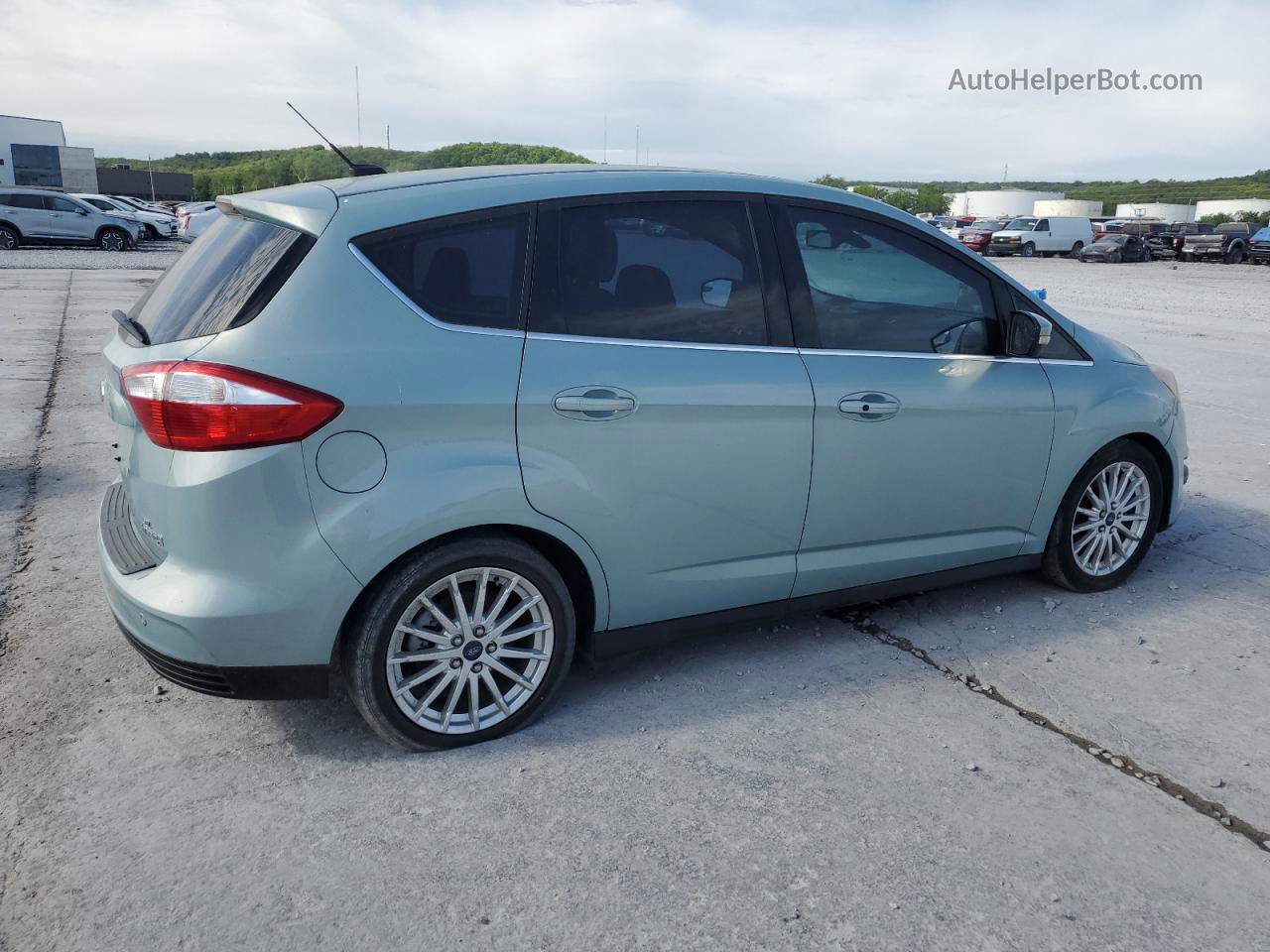 2014 Ford C-max Sel Teal vin: 1FADP5BU0EL508751