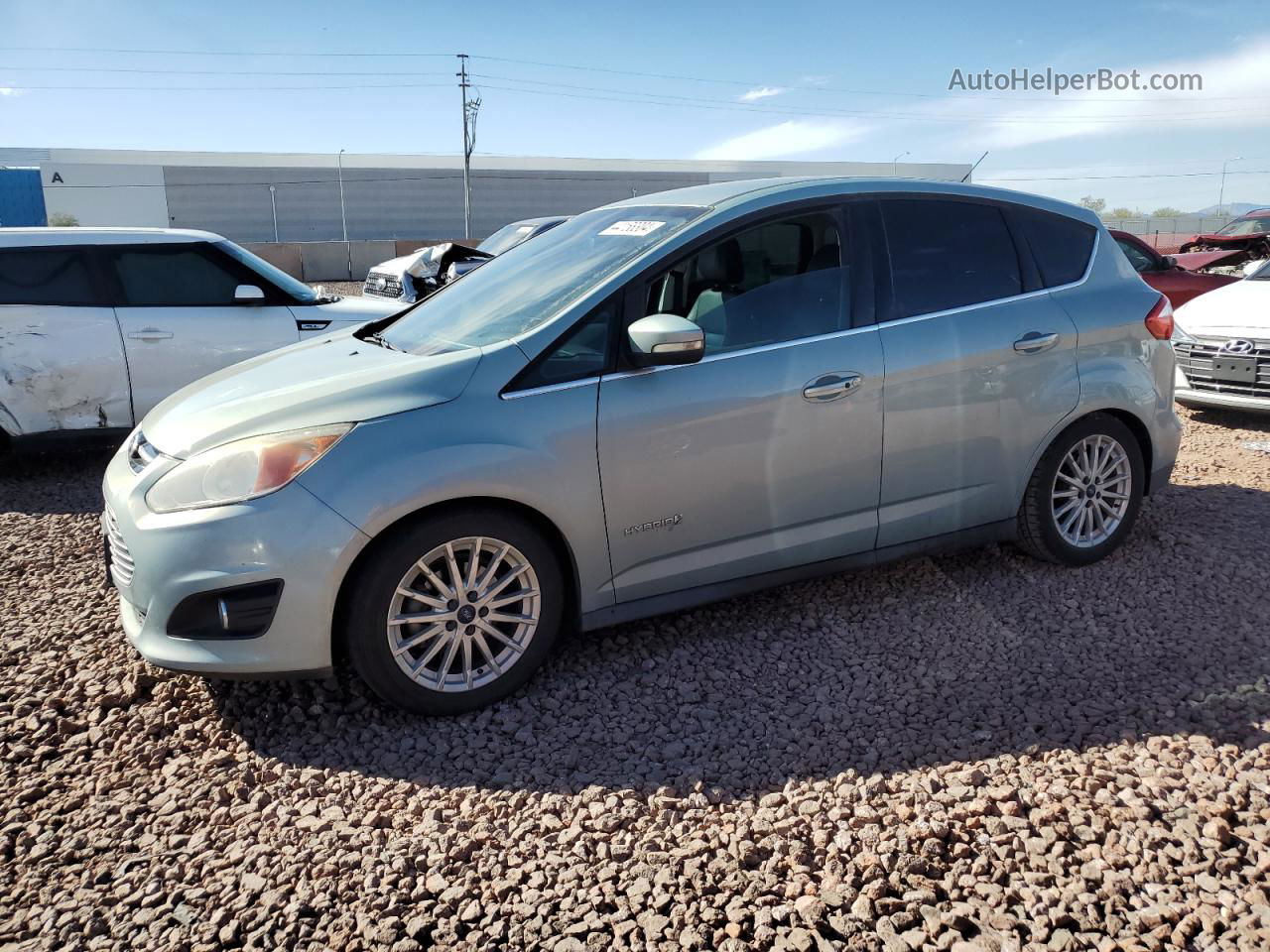 2013 Ford C-max Sel Teal vin: 1FADP5BU1DL523709