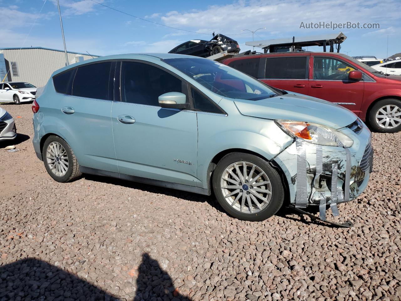 2013 Ford C-max Sel Teal vin: 1FADP5BU1DL523709