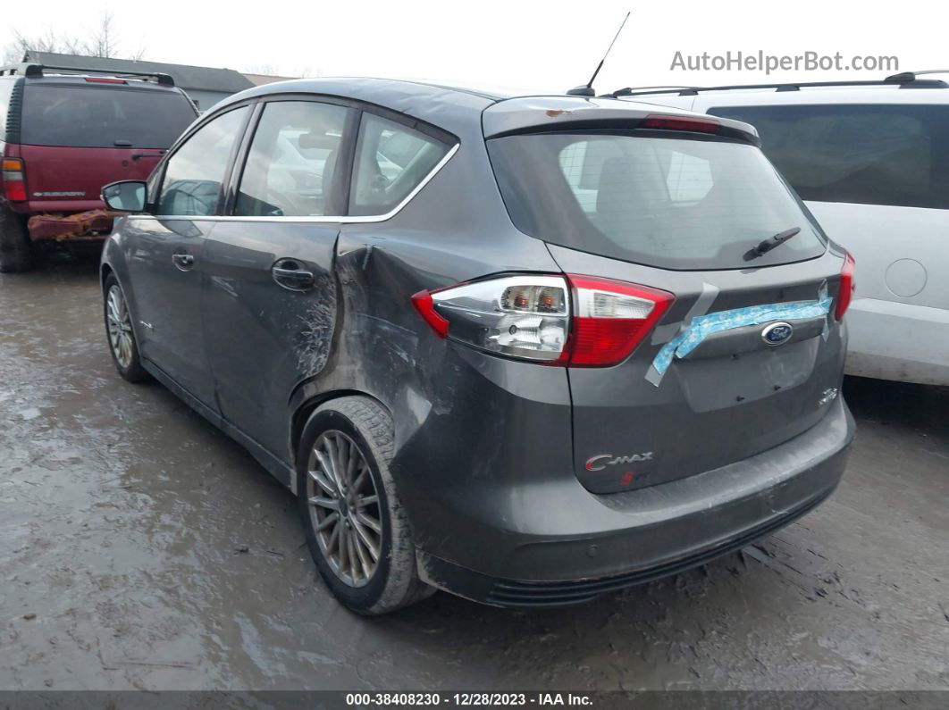 2013 Ford C-max Hybrid Sel Gray vin: 1FADP5BU1DL532507