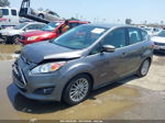 2013 Ford C-max Hybrid Sel Gray vin: 1FADP5BU1DL551459