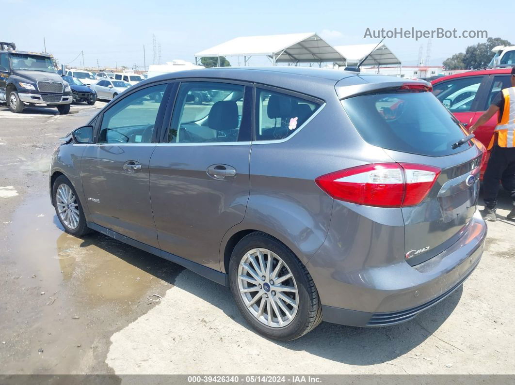 2013 Ford C-max Hybrid Sel Gray vin: 1FADP5BU1DL551459