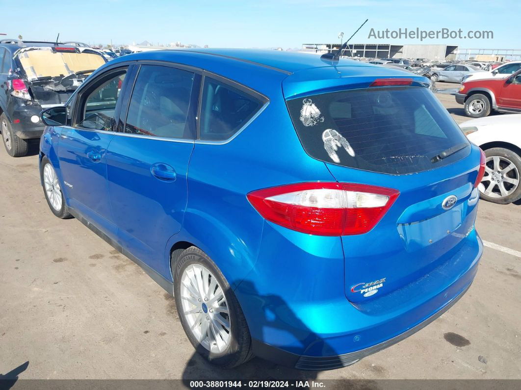 2013 Ford C-max Hybrid Sel Blue vin: 1FADP5BU1DL554653