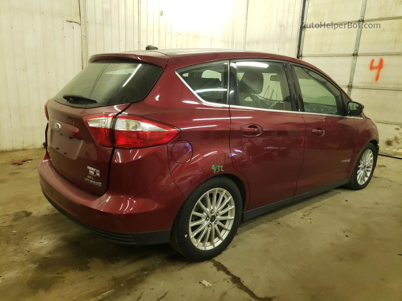 2013 Ford C-max Sel Красный vin: 1FADP5BU1DL556841