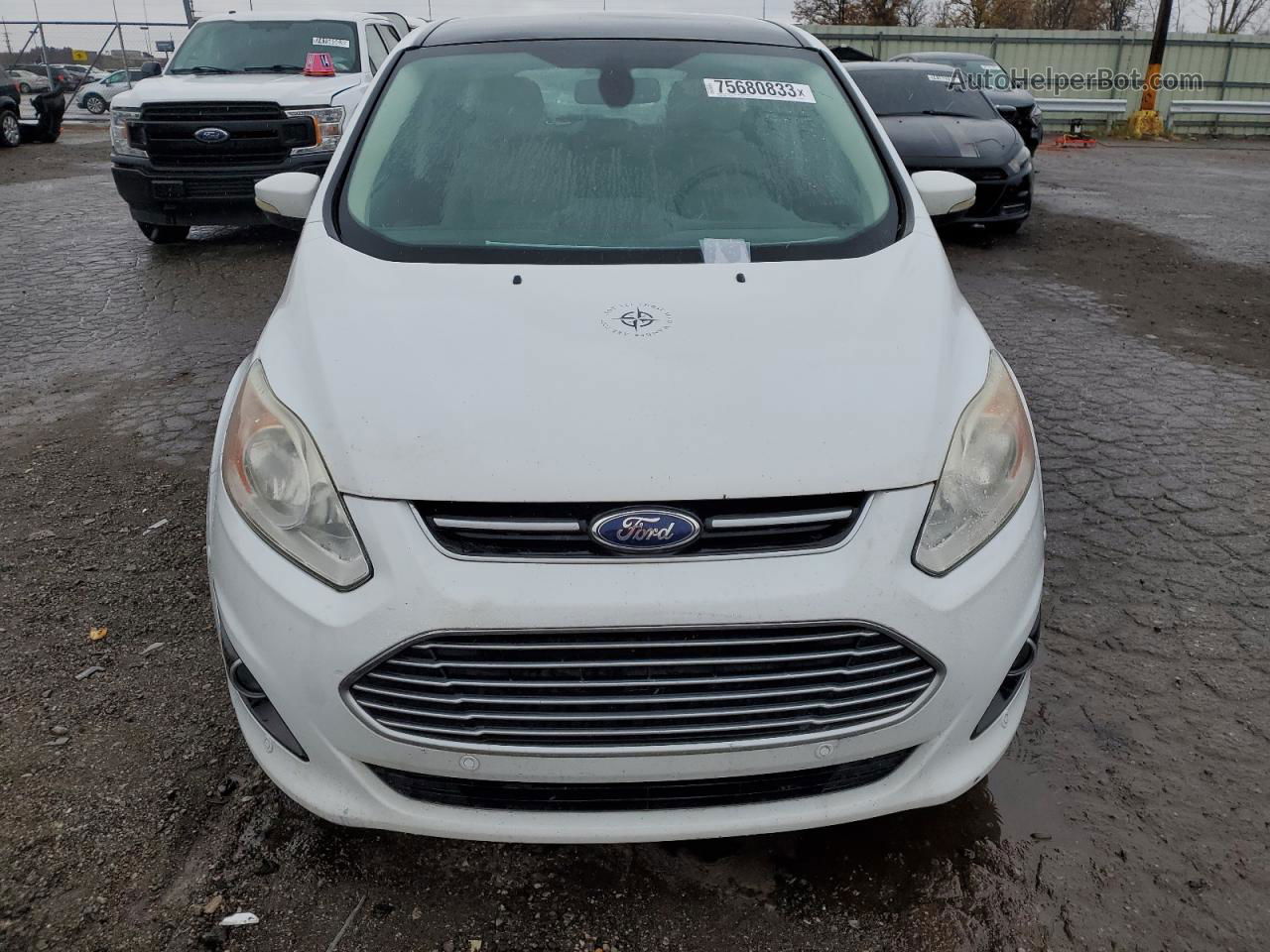 2014 Ford C-max Sel Белый vin: 1FADP5BU1EL500092