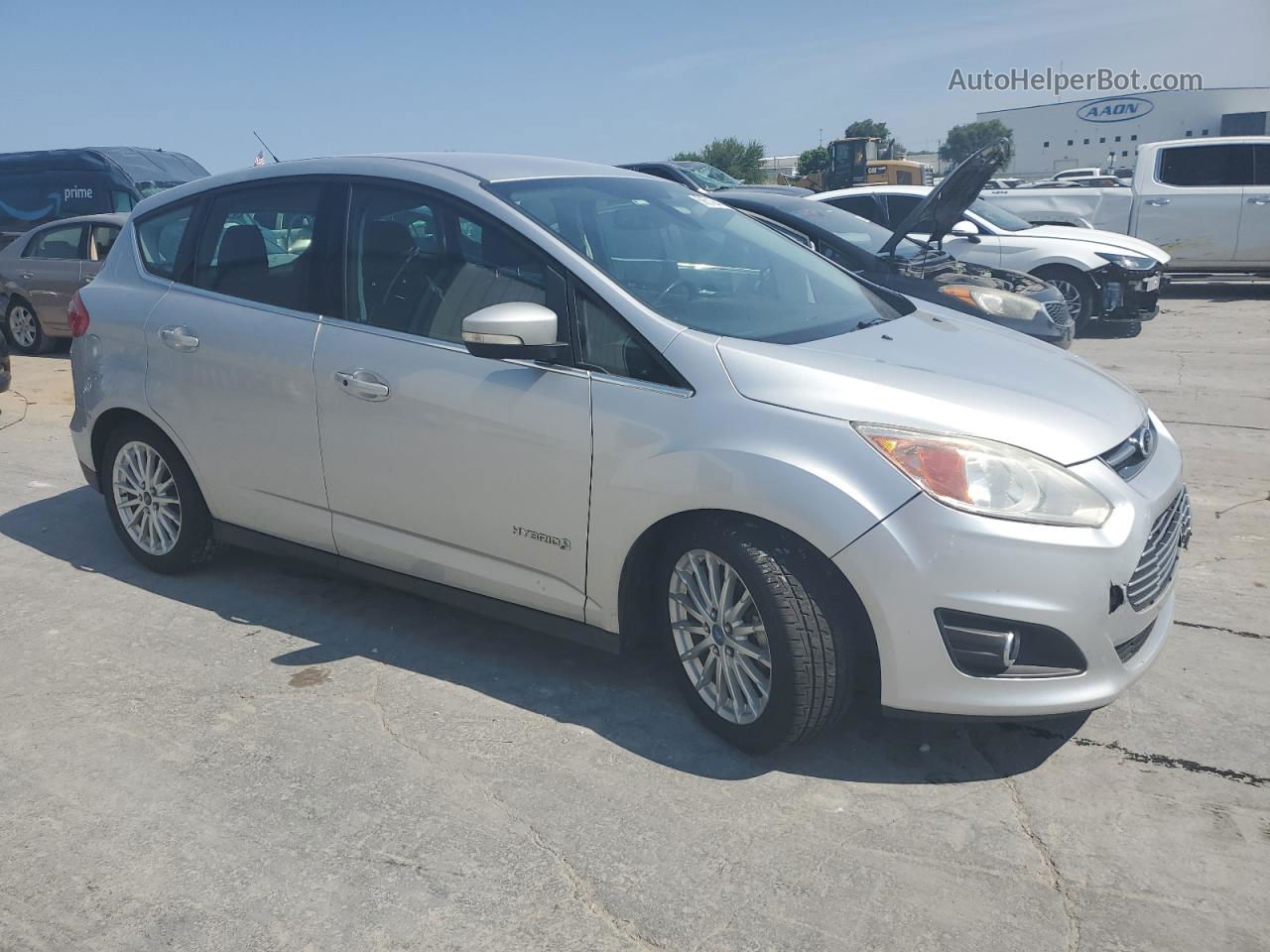 2013 Ford C-max Sel Gray vin: 1FADP5BU2DL511648