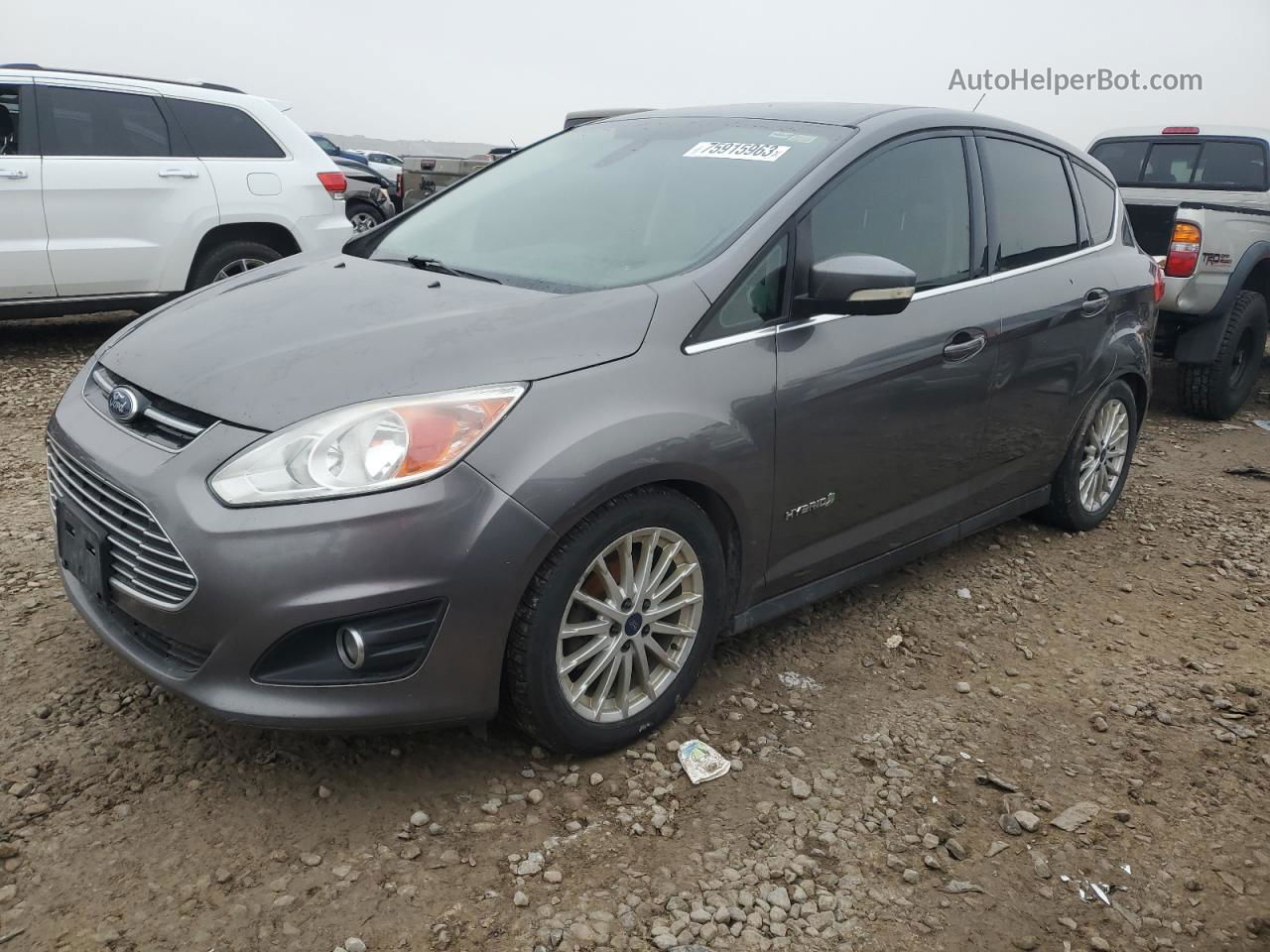 2013 Ford C-max Sel Серый vin: 1FADP5BU2DL520138