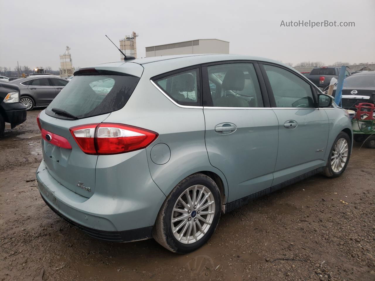 2013 Ford C-max Sel Синий vin: 1FADP5BU2DL530684