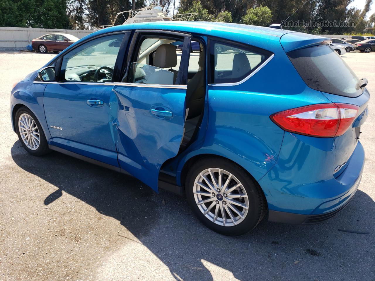 2013 Ford C-max Sel Blue vin: 1FADP5BU2DL546142