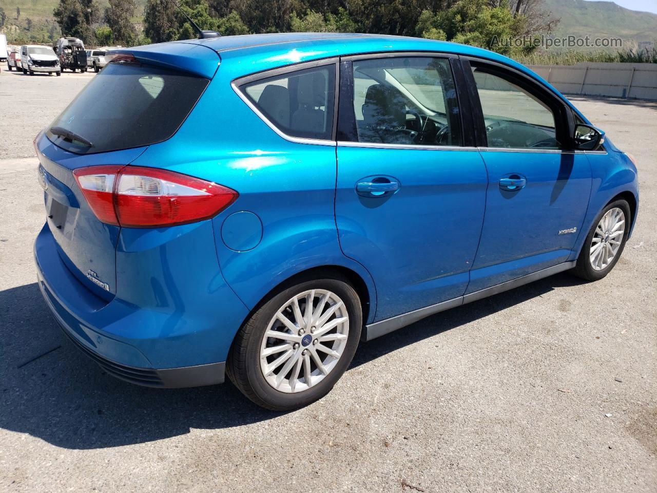 2013 Ford C-max Sel Синий vin: 1FADP5BU2DL546142