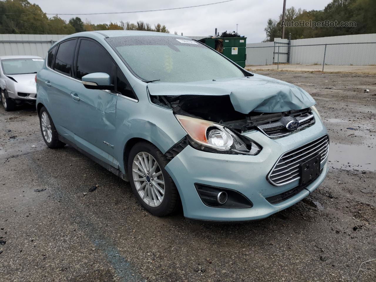 2014 Ford C-max Sel Green vin: 1FADP5BU2EL503129