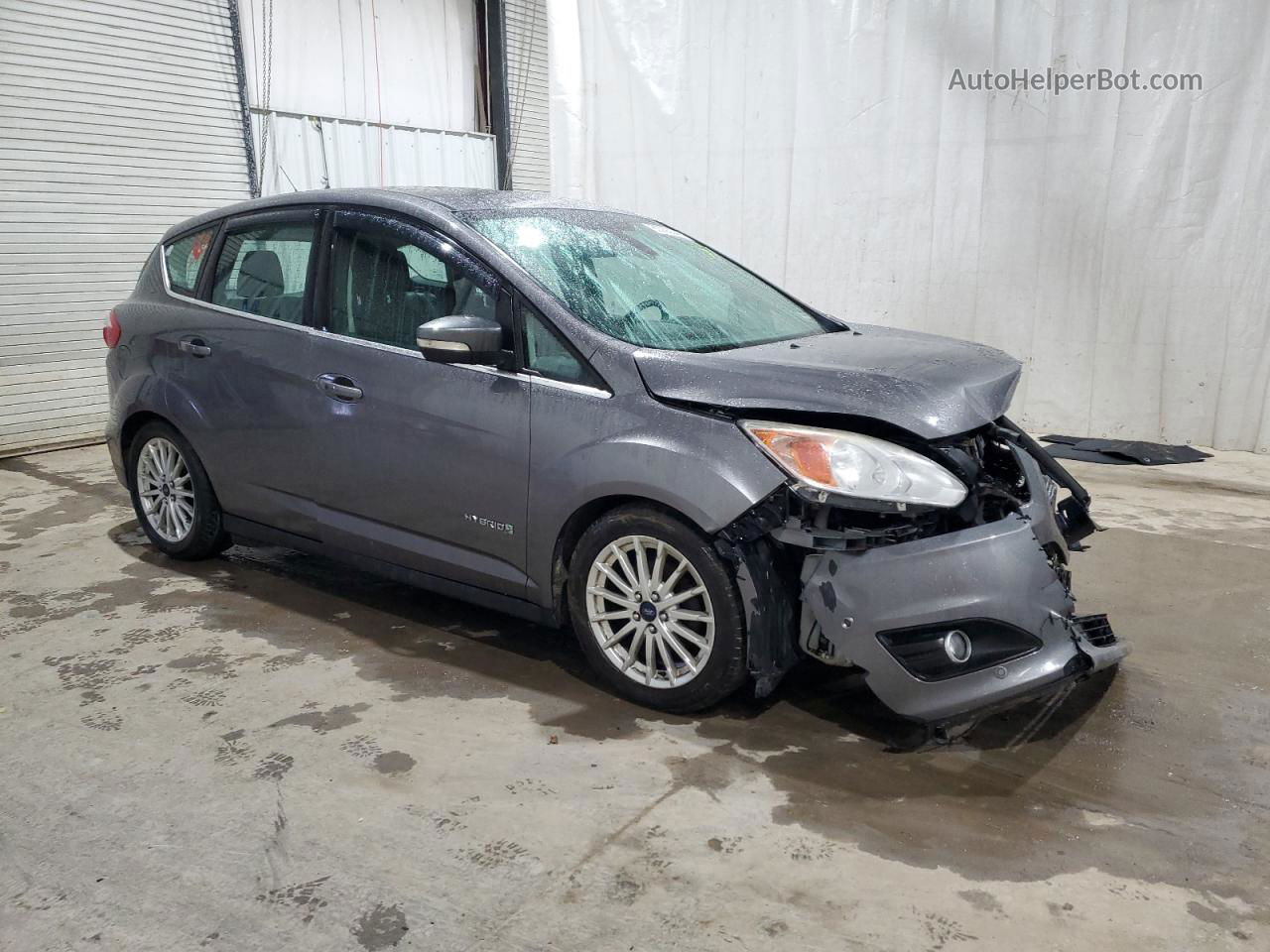 2014 Ford C-max Sel Silver vin: 1FADP5BU2EL504653