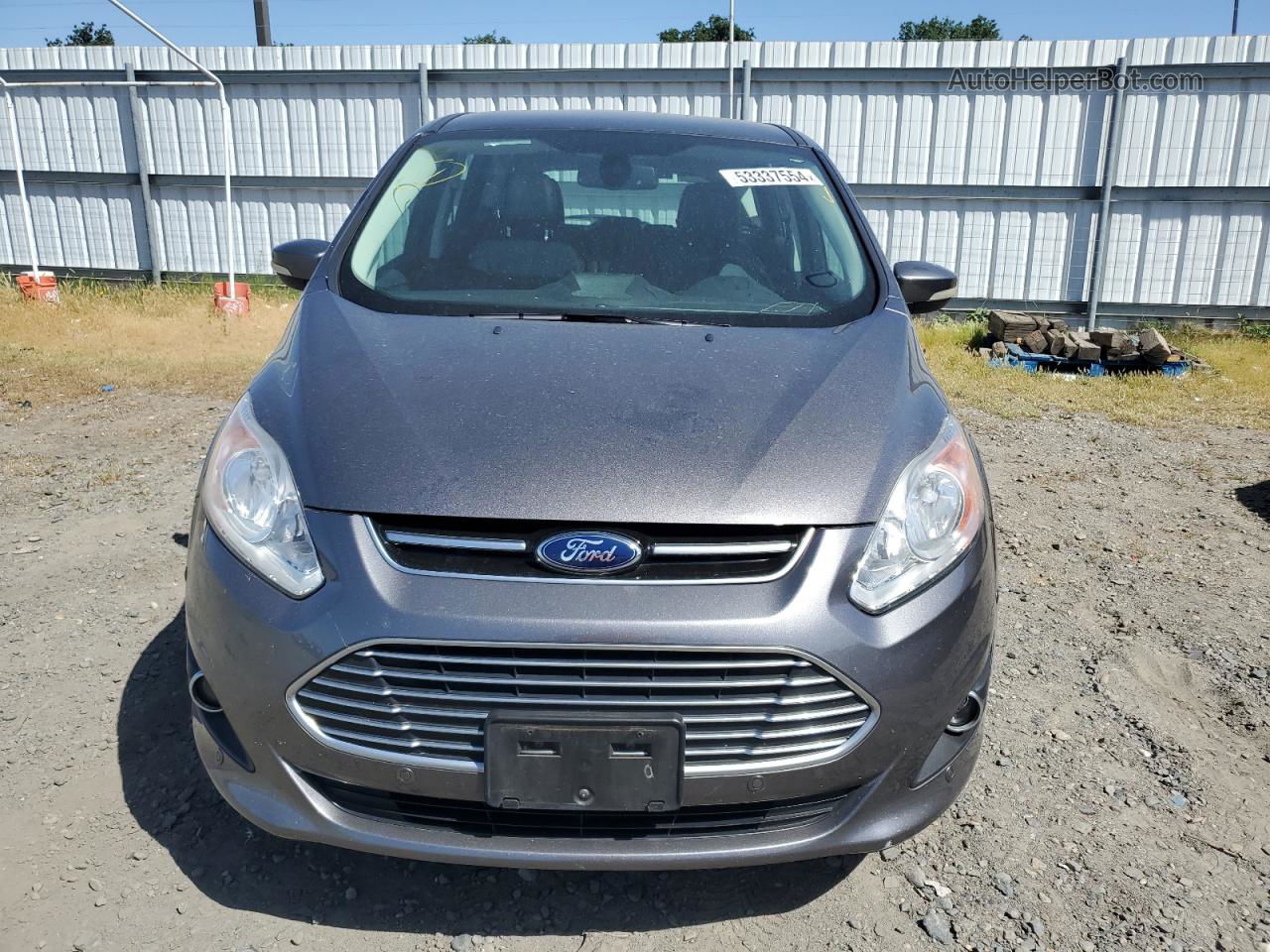 2014 Ford C-max Sel Gray vin: 1FADP5BU2EL514213