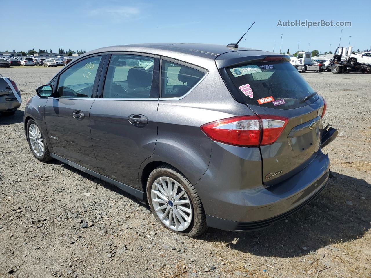 2014 Ford C-max Sel Gray vin: 1FADP5BU2EL514213