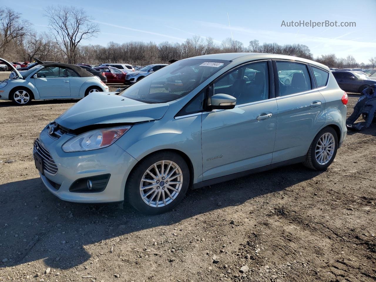 2013 Ford C-max Sel Turquoise vin: 1FADP5BU3DL503963