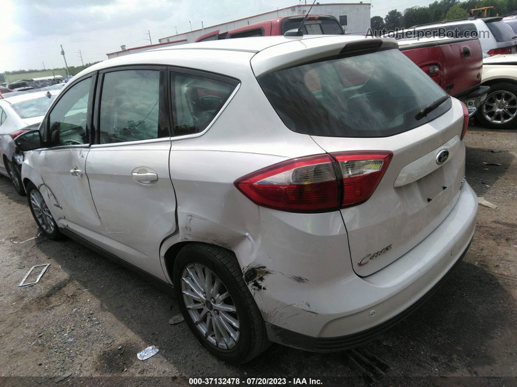 2013 Ford C-max Hybrid Sel White vin: 1FADP5BU3DL504160