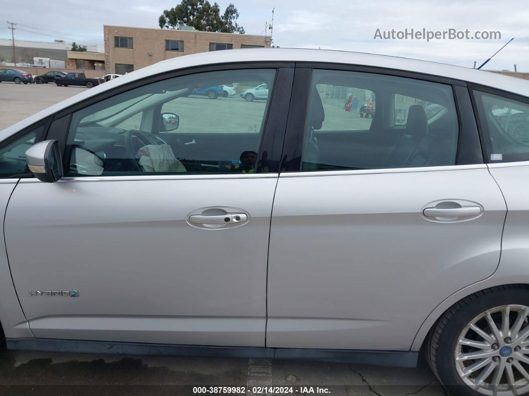 2013 Ford C-max Hybrid Sel Silver vin: 1FADP5BU3DL507771