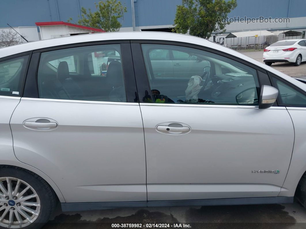 2013 Ford C-max Hybrid Sel Silver vin: 1FADP5BU3DL507771